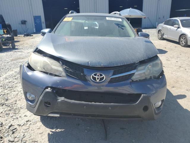 2T3WFREV5EW073370 - 2014 TOYOTA RAV4 XLE BLUE photo 5