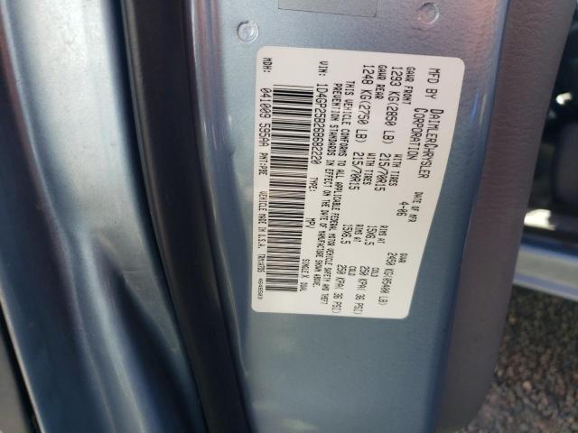 1D4GP25B26B682220 - 2006 DODGE CARAVAN SE BLUE photo 12