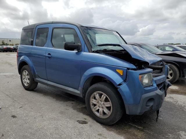 5J6YH187X7L016549 - 2007 HONDA ELEMENT EX BLUE photo 4