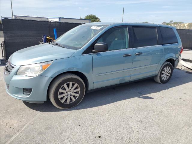 2V8HW44159R608101 - 2009 VOLKSWAGEN ROUTAN S BLUE photo 1