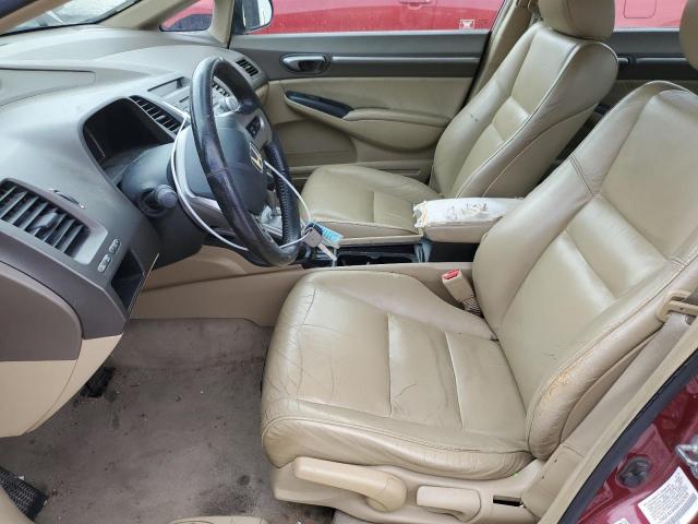 2HGFA16908H532859 - 2008 HONDA CIVIC EXL 勃艮第红 照片 7