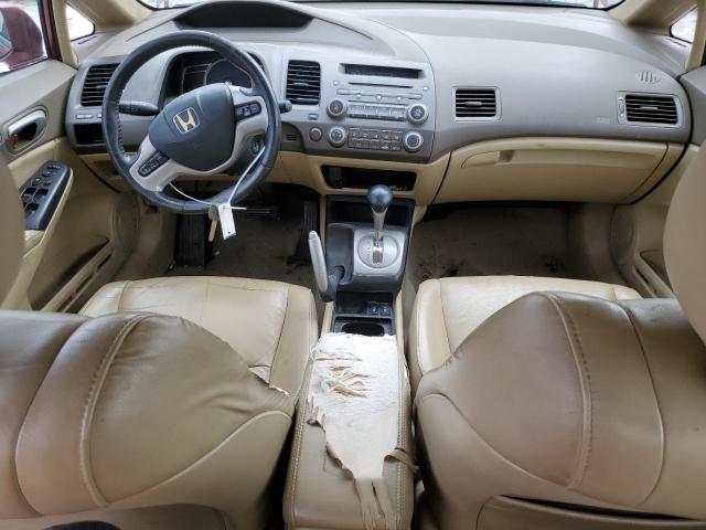 2HGFA16908H532859 - 2008 HONDA CIVIC EXL 勃艮第红 照片 8