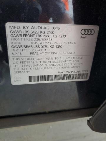 WA1L2AFP8GA011733 - 2016 AUDI Q5 PREMIUM PLUS BLACK photo 13