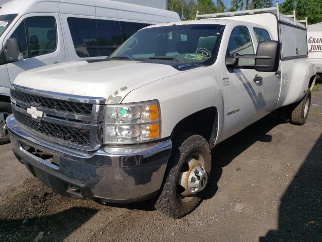 1GC4KZC81BF211127 - 2011 CHEVROLET SILVERADO K3500 WHITE photo 1