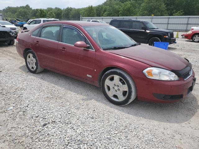 2G1WD58C189261612 - 2008 CHEVROLET IMPALA SUPER SPORT BURGUNDY photo 4