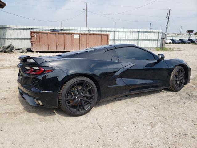 1G1YA2D45P5115742 - 2023 CHEVROLET CORVETTE STINGRAY 1LT BLACK photo 3