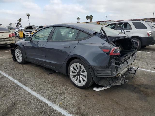 5YJ3E1EA7PF541371 - 2023 TESLA MODEL 3 GRAY photo 2