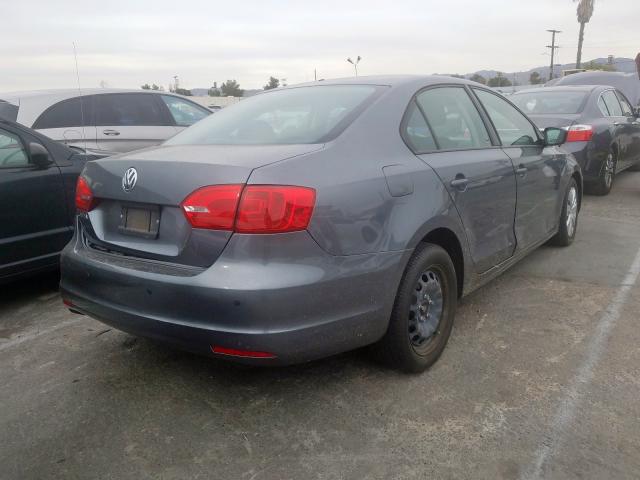 3VW2K7AJ3CM394269 - 2012 VOLKSWAGEN JETTA BASE Boz foto 4