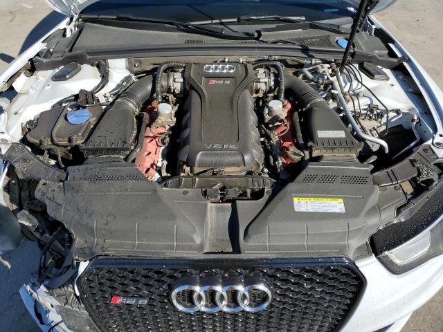 WUAC6AFRXFA901793 - 2015 AUDI RS5 WHITE photo 11