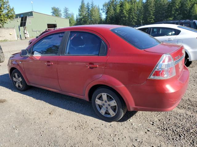 KL1TD56668B041878 - 2008 CHEVROLET AVEO BASE RED photo 2