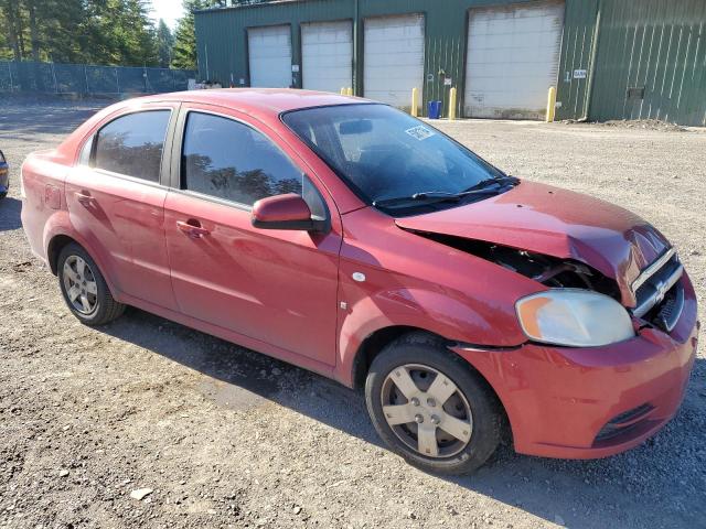 KL1TD56668B041878 - 2008 CHEVROLET AVEO BASE RED photo 4