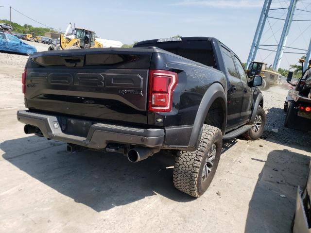 1FTFW1RGXJFC37639 - 2018 FORD F150 RAPTOR BLACK photo 3