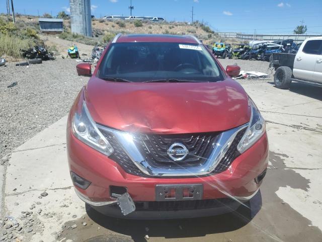 5N1AZ2MH7JN145865 - 2018 NISSAN MURANO S RED photo 5