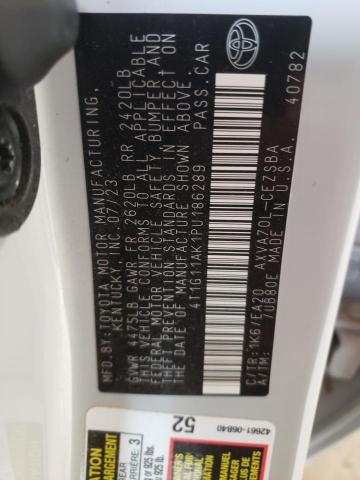 4T1G11AK1PU186289 - 2023 TOYOTA CAMRY SE NIGHT SHADE SILVER photo 13