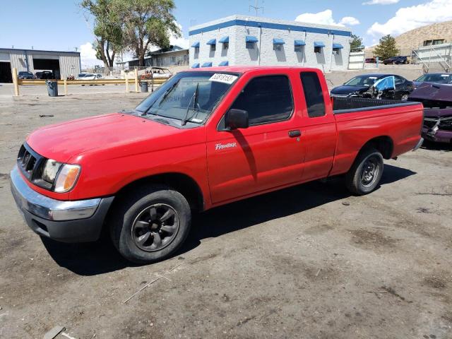 1N6DD26S0YC345367 - 2000 NISSAN FRONTIER KING CAB XE RED photo 1