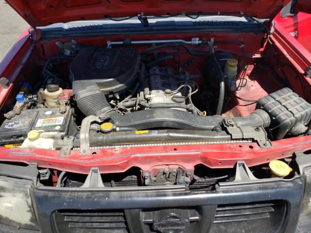 1N6DD26S0YC345367 - 2000 NISSAN FRONTIER KING CAB XE RED photo 11