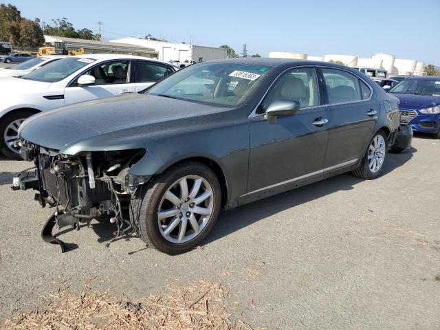 JTHGL46F575019292 - 2007 LEXUS LS 460L GREEN photo 1