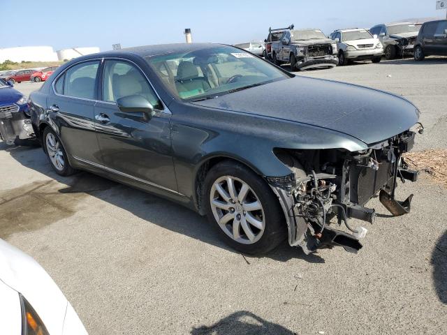 JTHGL46F575019292 - 2007 LEXUS LS 460L GREEN photo 4