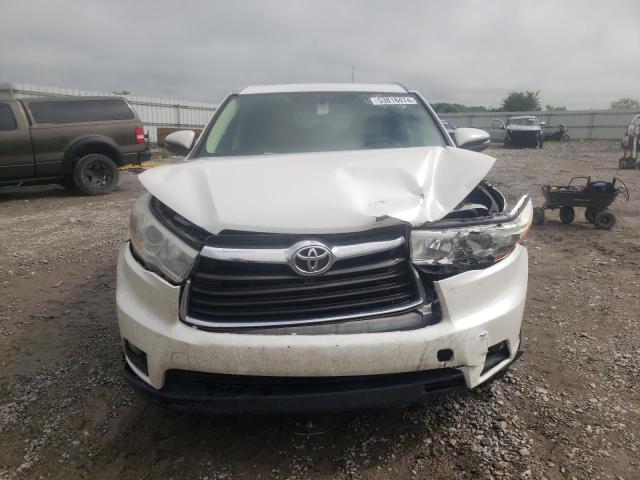 5TDJKRFH4ES066989 - 2014 TOYOTA HIGHLANDER XLE Ağ foto 5