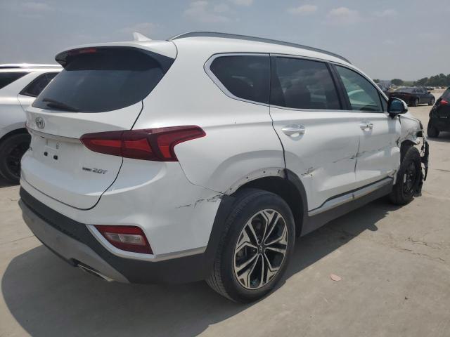 5NMS5CAA3KH012794 - 2019 HYUNDAI SANTA FE LIMITED WHITE photo 3