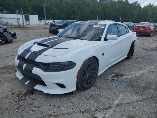 2C3CDXL95KH703343 - 2019 DODGE CHARGER SRT HELLCAT WHITE photo 1