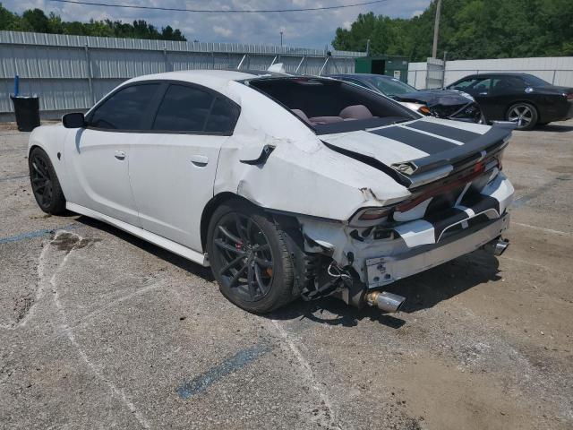 2C3CDXL95KH703343 - 2019 DODGE CHARGER SRT HELLCAT WHITE photo 2