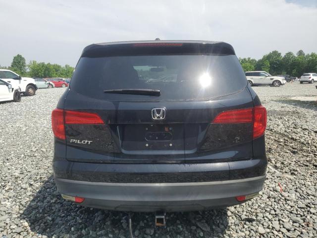 5FNYF5H86GB029264 - 2016 HONDA PILOT EXL BLACK photo 6