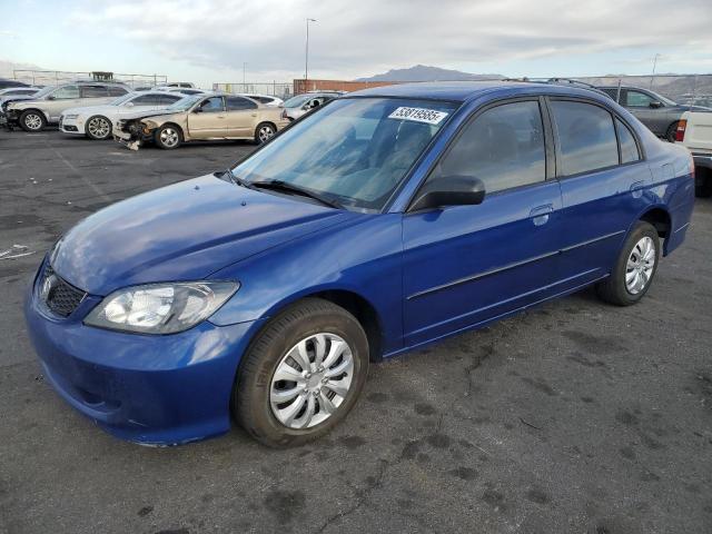 2HGES16314H576254 - 2004 HONDA CIVIC DX VP BLUE photo 1