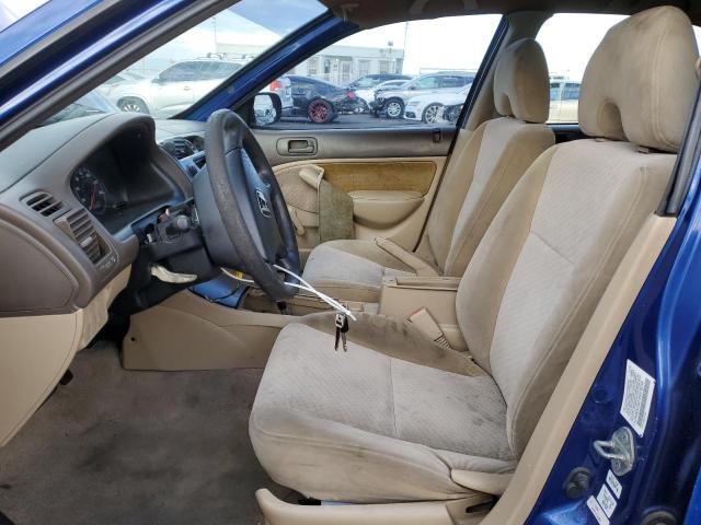 2HGES16314H576254 - 2004 HONDA CIVIC DX VP BLUE photo 7