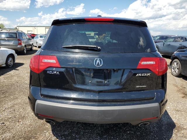 2HNYD28679H002813 - 2009 ACURA MDX TECHNOLOGY BLACK photo 6