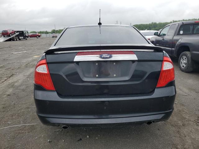 3FAHP0CG1CR391161 - 2012 FORD FUSION SEL BLACK photo 6