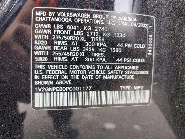 1V2GNPE80PC001177 - 2023 VOLKSWAGEN ID.4 PRO S 黑色 照片 13