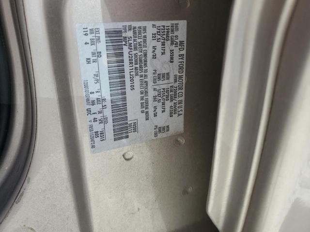 5LMFU28R11LJ20105 - 2001 LINCOLN NAVIGATOR ბეჟი ფოტო 12