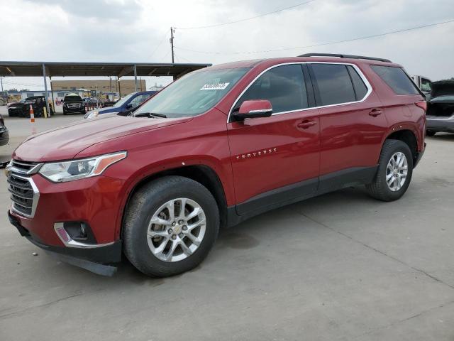 1GNERHKW2KJ318637 - 2019 CHEVROLET TRAVERSE LT RED photo 1