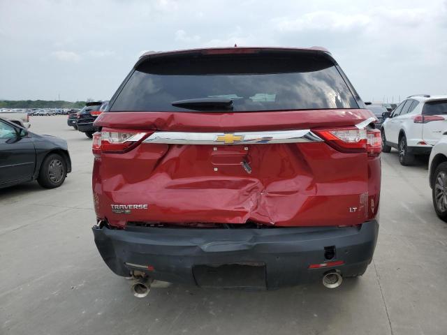 1GNERHKW2KJ318637 - 2019 CHEVROLET TRAVERSE LT RED photo 6