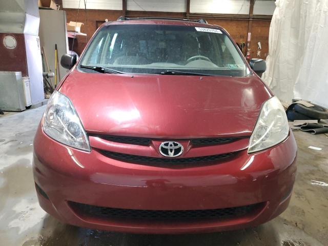 5TDZK23C99S243089 - 2009 TOYOTA SIENNA CE BURGUNDY photo 5