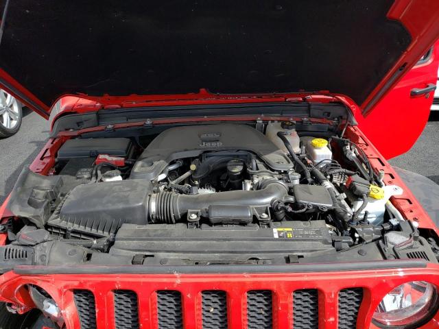 1C4GJXAG3KW571627 - 2019 JEEP WRANGLER SPORT RED photo 11