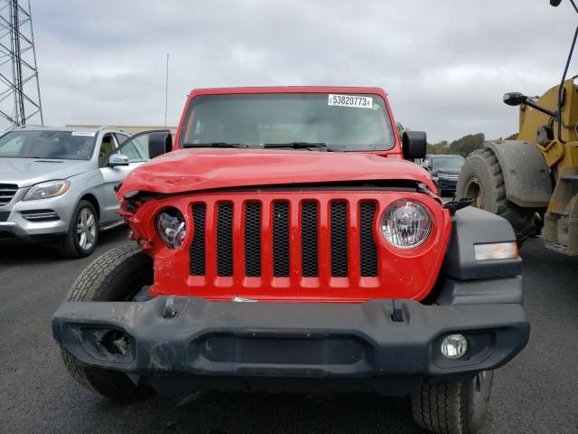 1C4GJXAG3KW571627 - 2019 JEEP WRANGLER SPORT RED photo 5