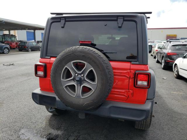 1C4GJXAG3KW571627 - 2019 JEEP WRANGLER SPORT RED photo 6