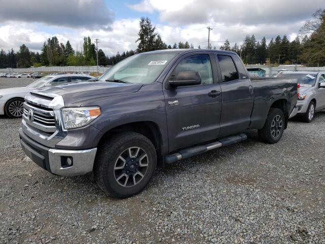 5TFUY5F14HX673612 - 2017 TOYOTA TUNDRA DOUBLE CAB SR/SR5 GRAY photo 1