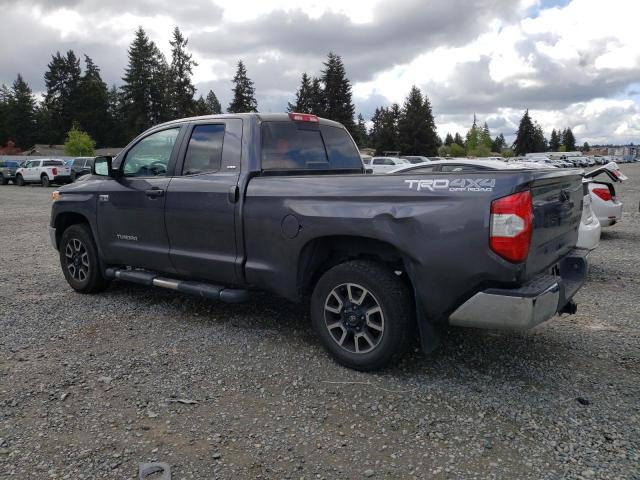 5TFUY5F14HX673612 - 2017 TOYOTA TUNDRA DOUBLE CAB SR/SR5 GRAY photo 2