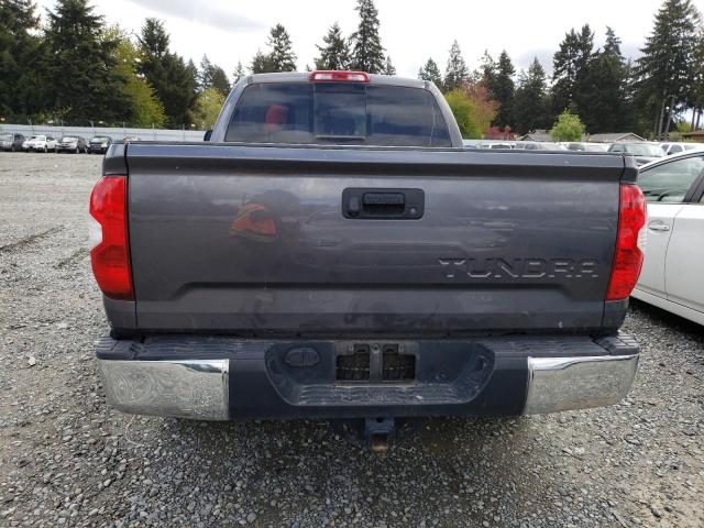 5TFUY5F14HX673612 - 2017 TOYOTA TUNDRA DOUBLE CAB SR/SR5 GRAY photo 6