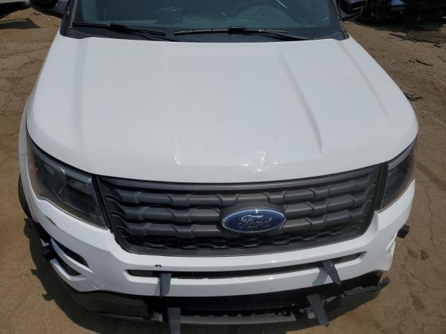 1FM5K8AR7JGC95453 - 2018 FORD EXPLORER POLICE INTERCEPTOR WHITE photo 11