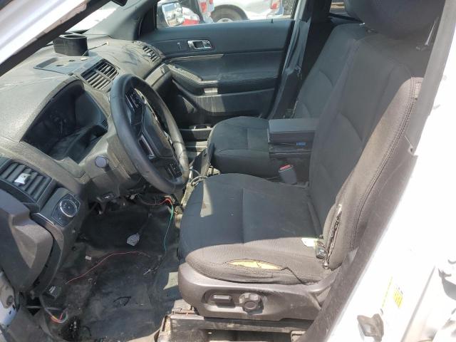 1FM5K8AR7JGC95453 - 2018 FORD EXPLORER POLICE INTERCEPTOR WHITE photo 7