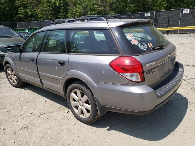 4S4BP61C886343501 - 2008 SUBARU OUTBACK 2.5I SILVER photo 2