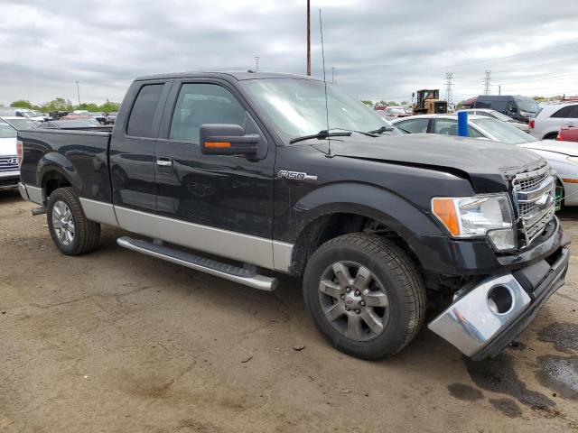 1FTFX1CF9DFB58934 - 2013 FORD F150 SUPER CAB BLACK photo 4