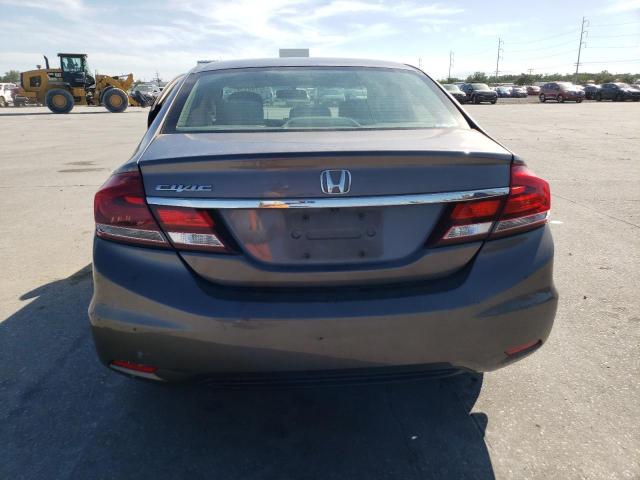 19XFB2F54EE218220 - 2014 HONDA CIVIC LX GRAY photo 6