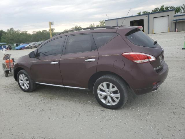 JN8AZ1MW7EW529663 - 2014 NISSAN MURANO S BURGUNDY photo 2