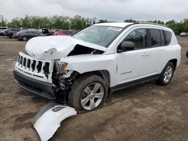 1C4NJDBB4GD500397 - 2016 JEEP COMPASS SPORT WHITE photo 1