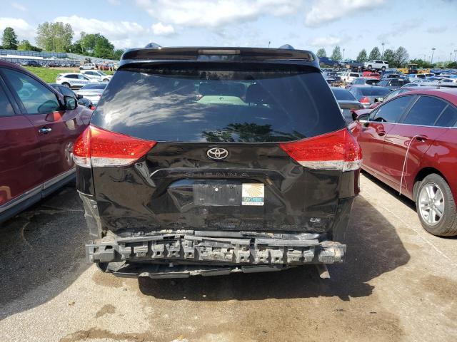 5TDKK3DC8ES457569 - 2014 TOYOTA SIENNA LE BLACK photo 6